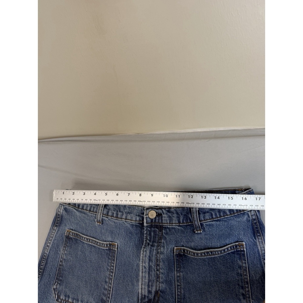 Reformation Alyssa High Rise WideLeg Jeans Size 32x 31" Inseam Long Boho Luxury - Picture 5 of 7